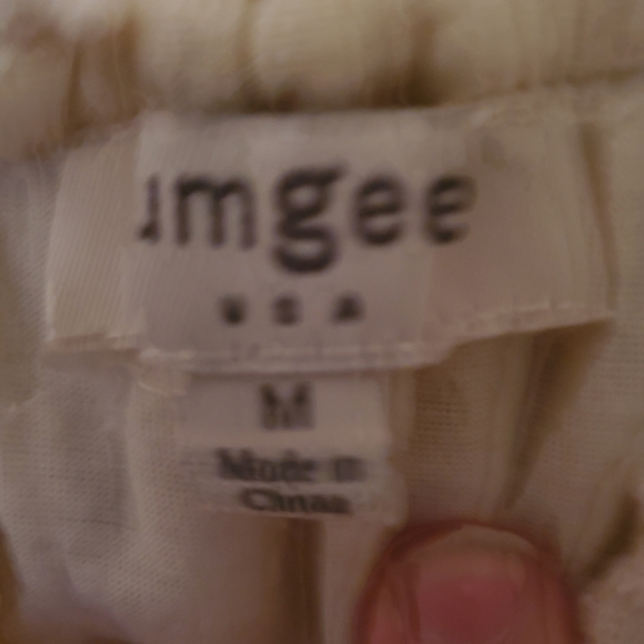 Umgee Size M Ivory Lace dress with lace sleeve - Picture 2 of 4